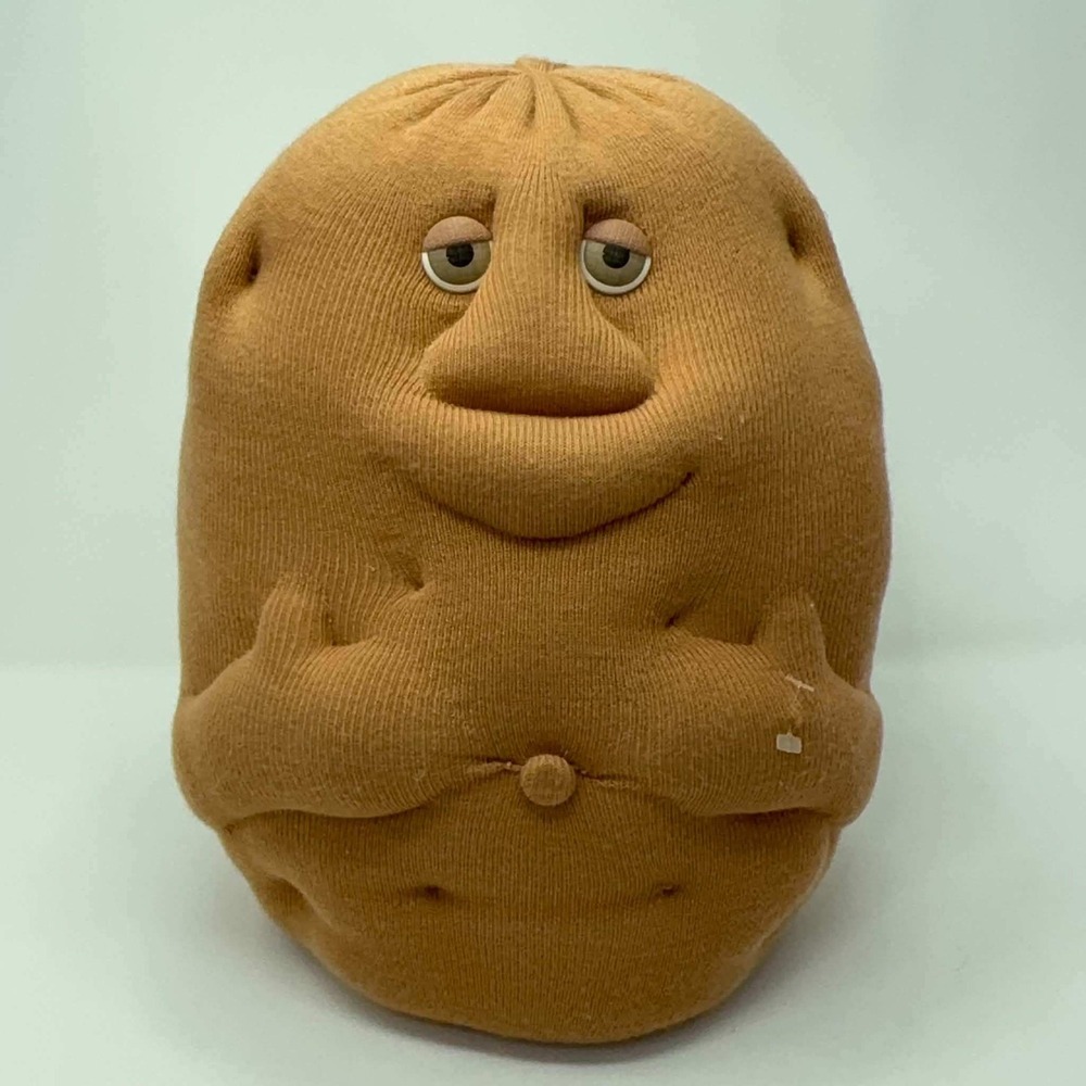 Vintage 1987 Coleco Couch Potato Plush Doll Robert Armstrong 14" 80s Toy Retro